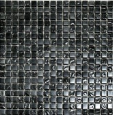 SGD 17 Мозаика Из стекла Черный 30.1x30.1 (чип 1.5x1.5)